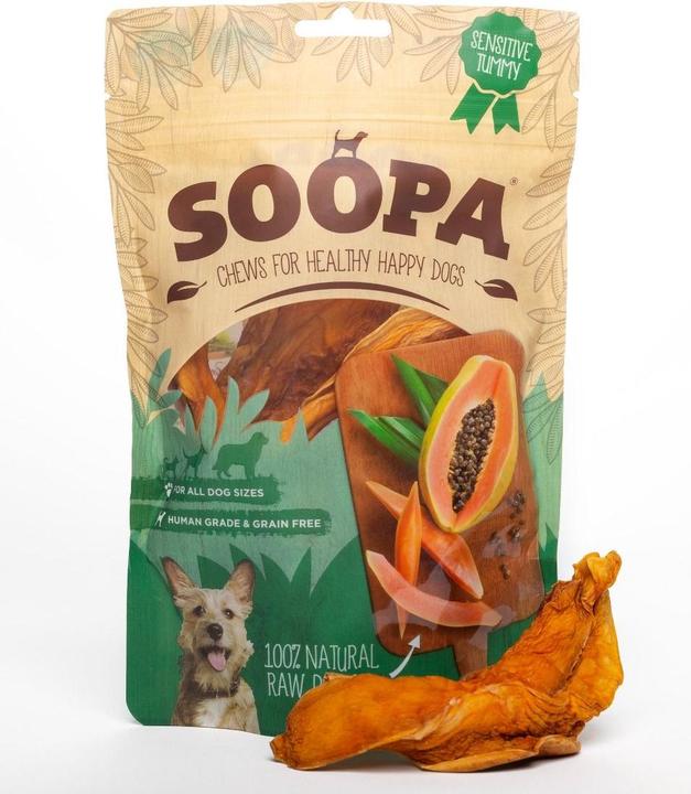 Produktbild Soopa Raw Papaya Chews For Healthy Happy Dogs (1 Stk., 85 g)