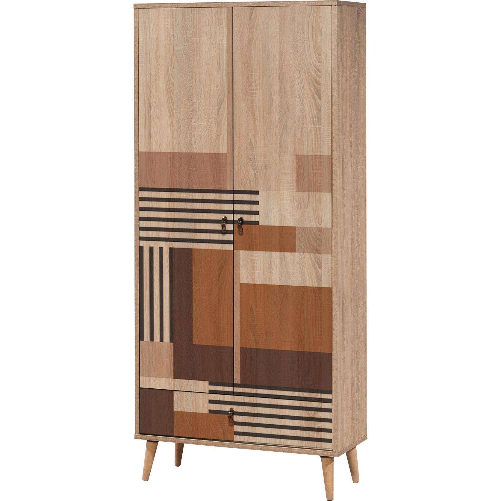 Hanah Home, Kleiderschrank, Luciano (80 x 45 x 190 cm)