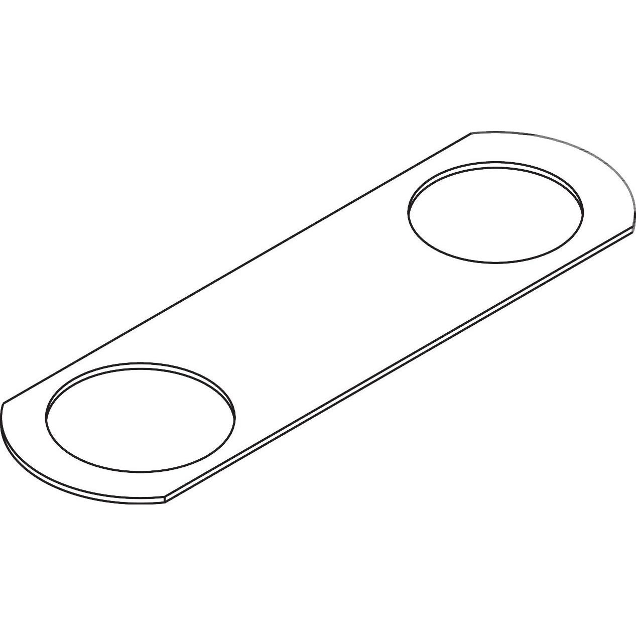 Axor, Accessori per installazione sanitaria, Citterio C Plaque de montage, 49449000, 49449000