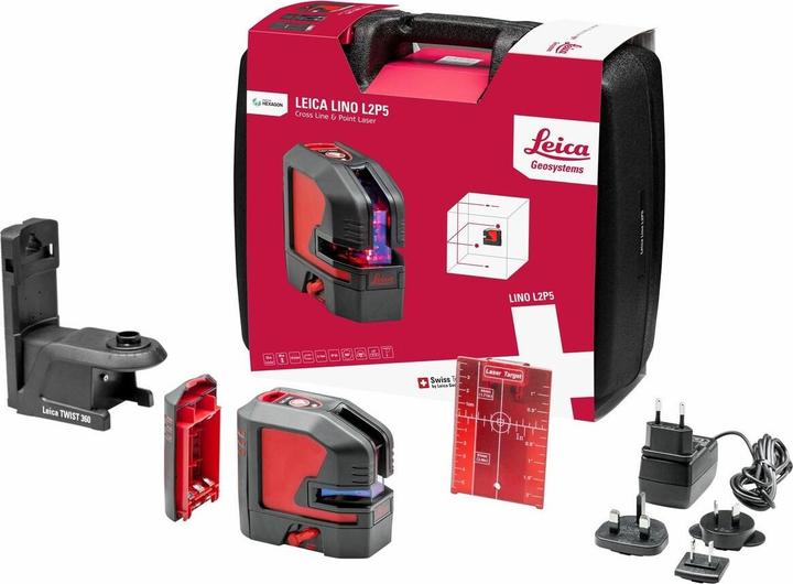 Actual product image Leica Geosystems Point laser self leveling (Cross line laser)