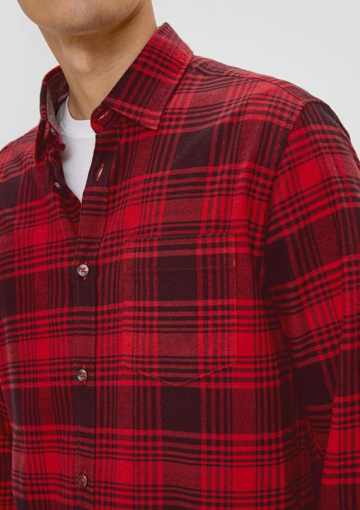 Produktbild s.Oliver Hemd Regular: Karohemd aus Baumwollstretch (XL)