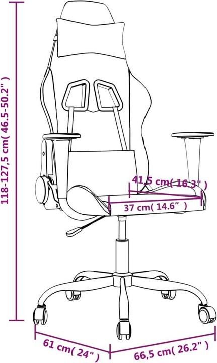Immagine prodotto vidaXL Gaming-Stuhl