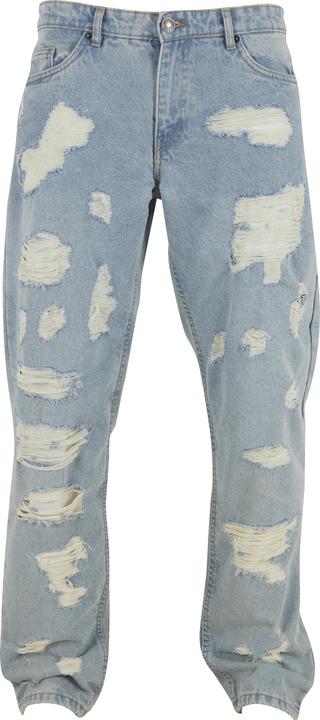 Actual product image Urban Classics Heavy Ounce Straight Fit Heavy Destroyed Jeans - 167177 (L)