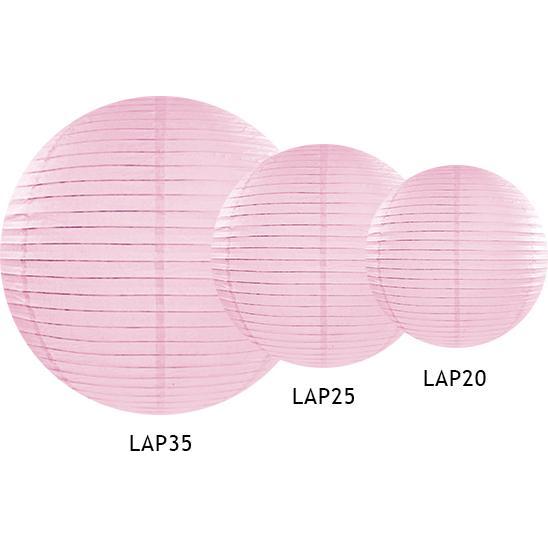 Thumbnail - Partydeco Lampion Rosa 35 cm