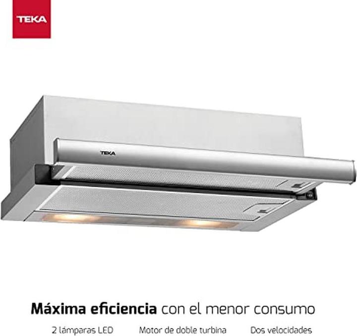 Actual product image Teka TL 6310 Underbuilt stainless steel ³/h E (Substructure hood)