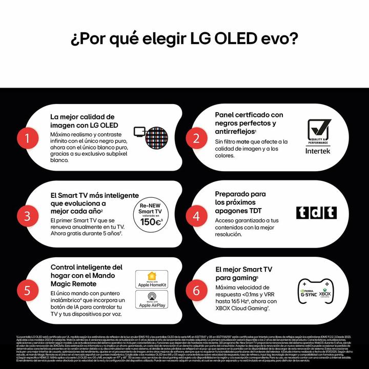 Produktbild LG OLED65G51LW (65", OLED, 4K, 2025)