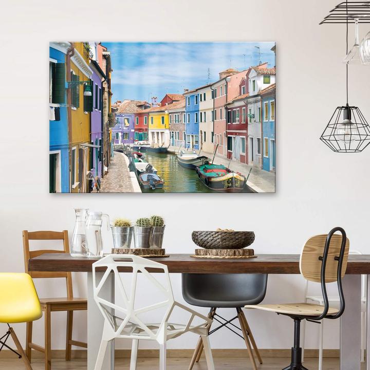 Produktbild Trenddeko Farbenfrohes Venedig (60 x 40 cm)