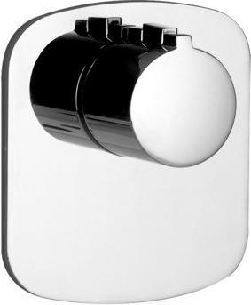 Image du produit Gessi Tondo Wellness, kit prêt à monter pour thermostat encastré 3/4 haute performance, 43256