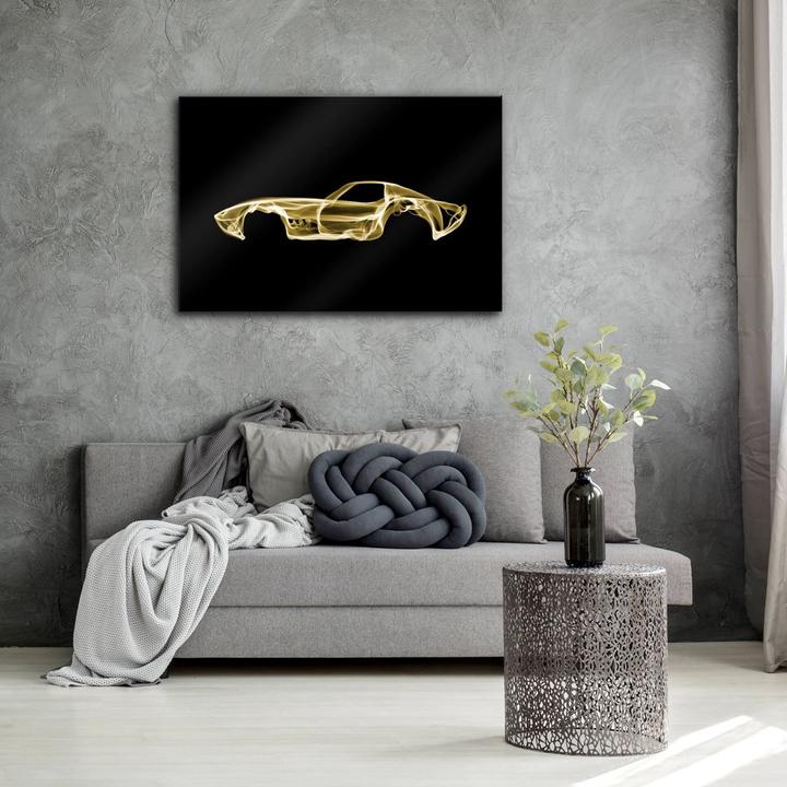 Image du produit Trenddeko Voiture jaune (100 x 70 cm)