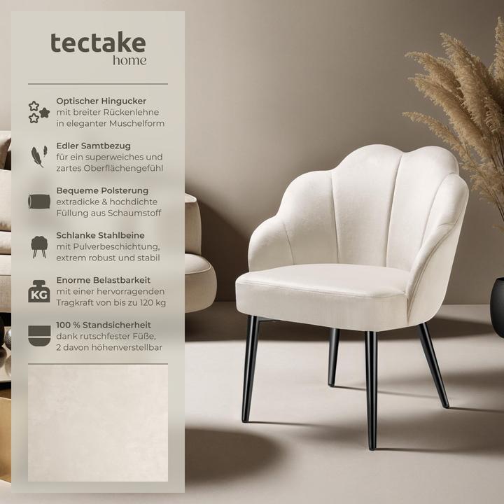Produktbild tectake Cocktailsessel Hellen