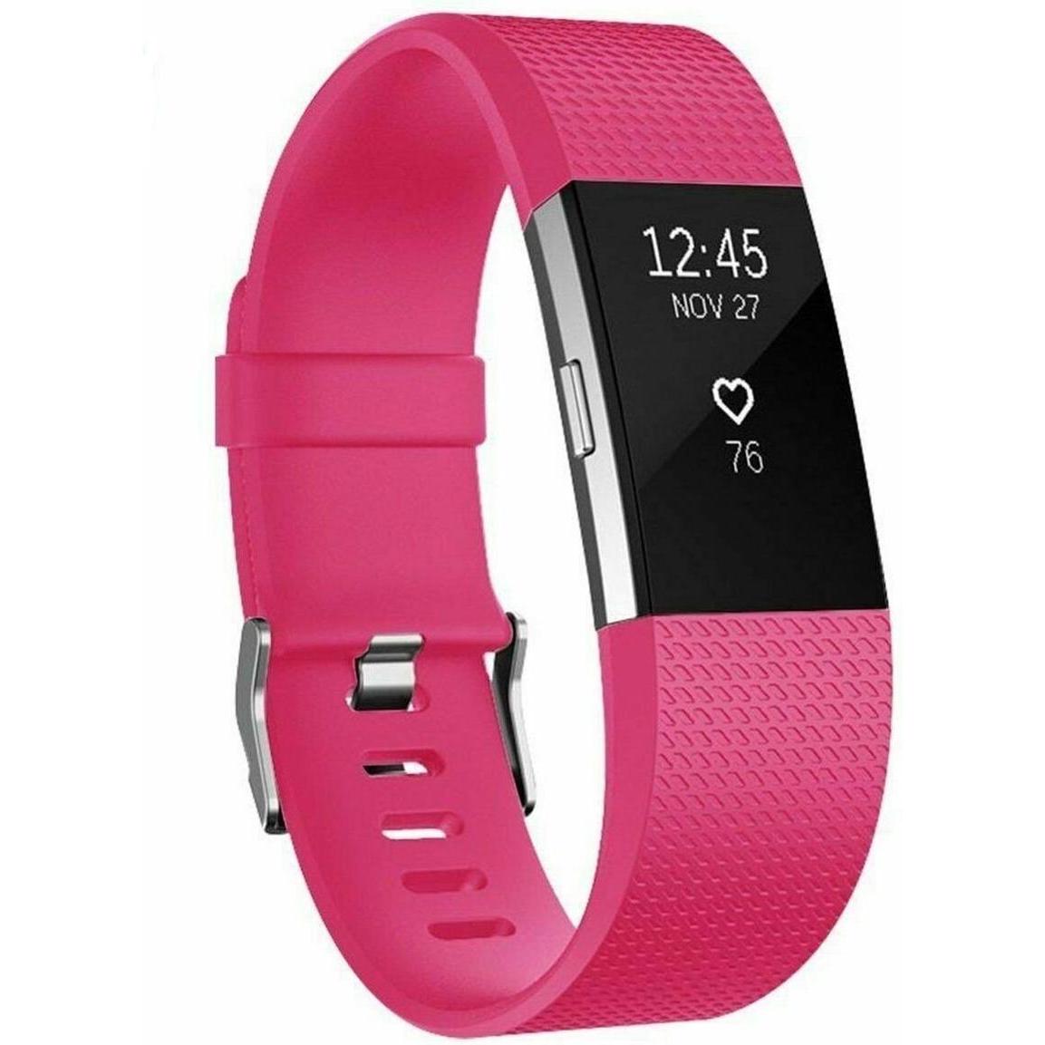Strap-it Silikonarmband (Silikon, Charge 2), Uhrenarmband, Rosa