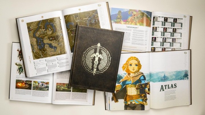 Actual product image Zelda Tears of Kingdom Lösungsbuch C.E. Hardcover (German, 2023)