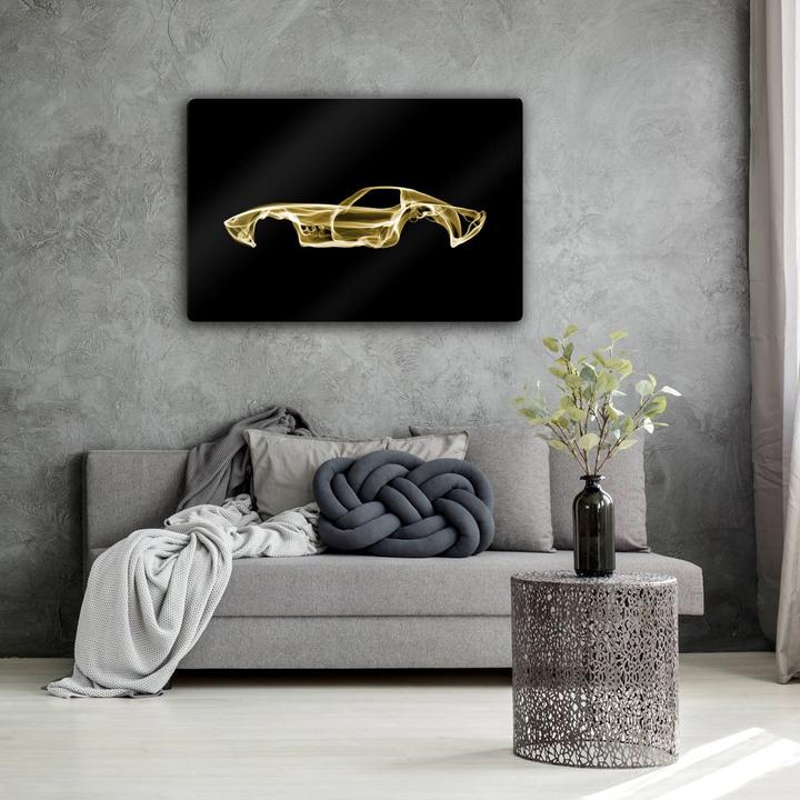 Immagine prodotto Trenddeko Auto gialla (60 x 40 cm)