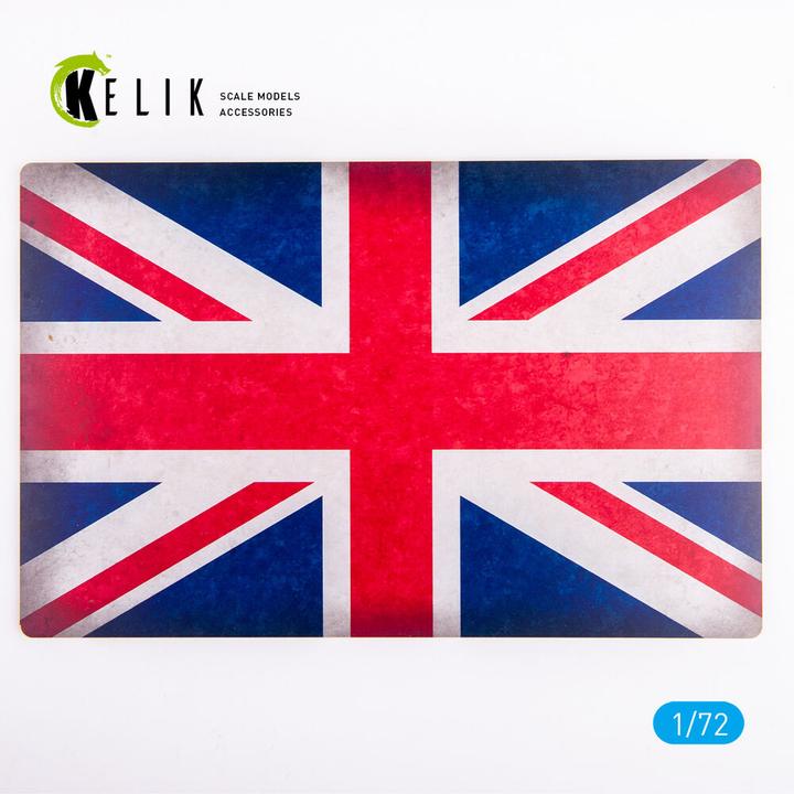Kelik Great Britain Flag - Base - Acrylic 3 mm (280 x 180 mm) (170 g) (28 x 18 cm)
