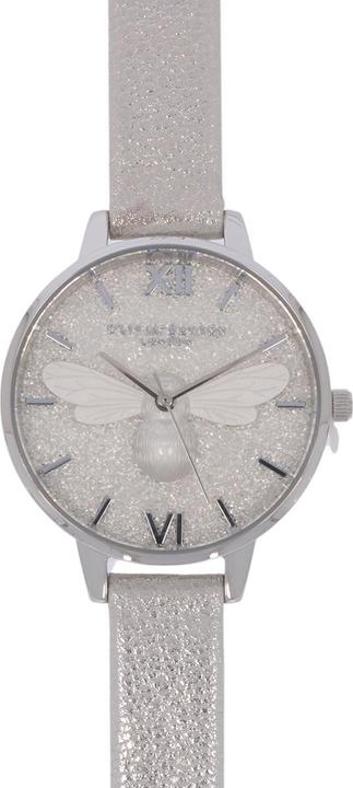 Actual product image Olivia Burton Ladies Watch Glitter Dial Bee OB16FB20 (Analogue wristwatch, 34 mm)
