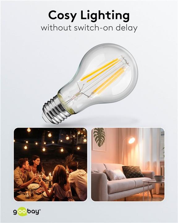 Produktbild Goobay Filament-LED-Birne (E27, 1521 lm, 1x)