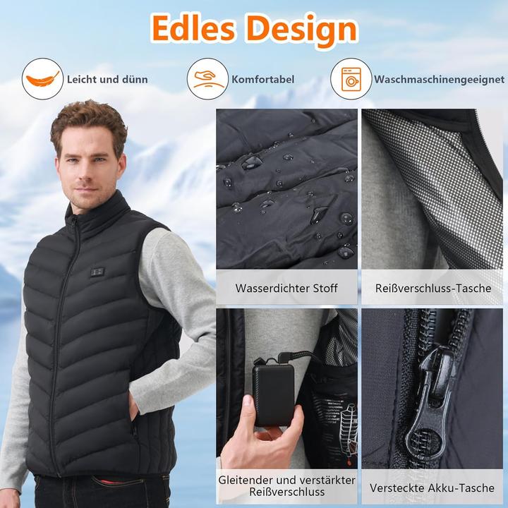 Image du produit Mincoo Beheizbare Herrenweste mit Akku (S)