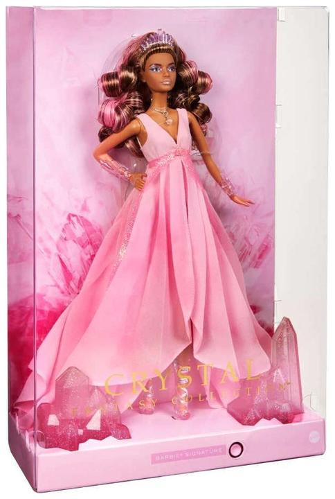 Actual product image Mattel Signature Crystal Fantasy Collection Rose Quartz