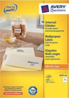 Image du produit Avery Étiquettes universelles