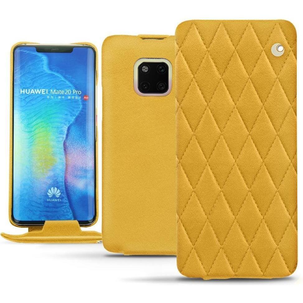 Thumbnail - Noreve Lederschutzhülle vertikal (Huawei Mate 20 Pro), Smartphone Hülle, Orange
