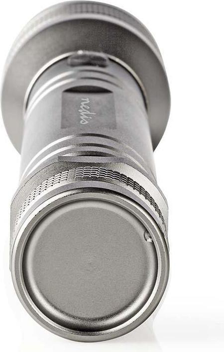 Actual product image Nedis LED torch, Premium, 500lm - silver (4.40 cm, 500 lm)
