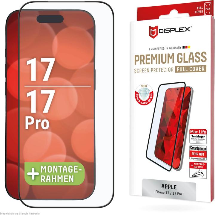 Produktbild Displex Premium Glass Full Cover (1 Stk., Apple iPhone 17)