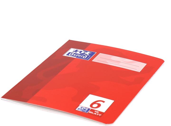 Produktbild Oxford Schulheft, A5, Lineatur 6 (A5, Blanko, Harter Einband)