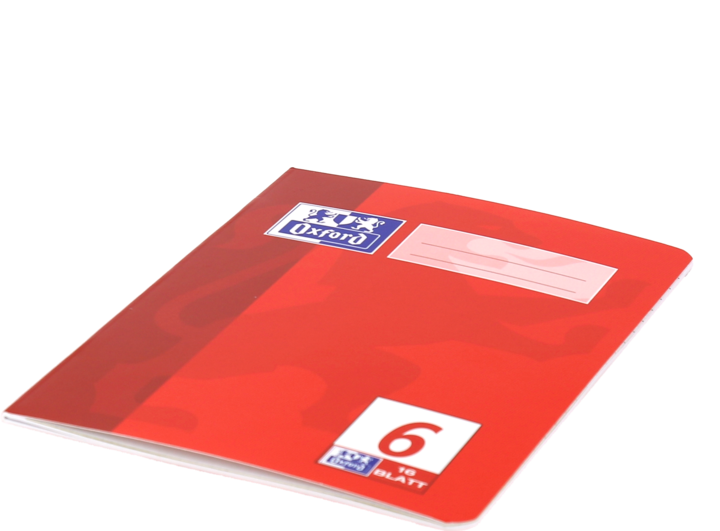 Actual product image Oxford Exercise book, A5, ruling 6 (A5, Plain, Hardcover)