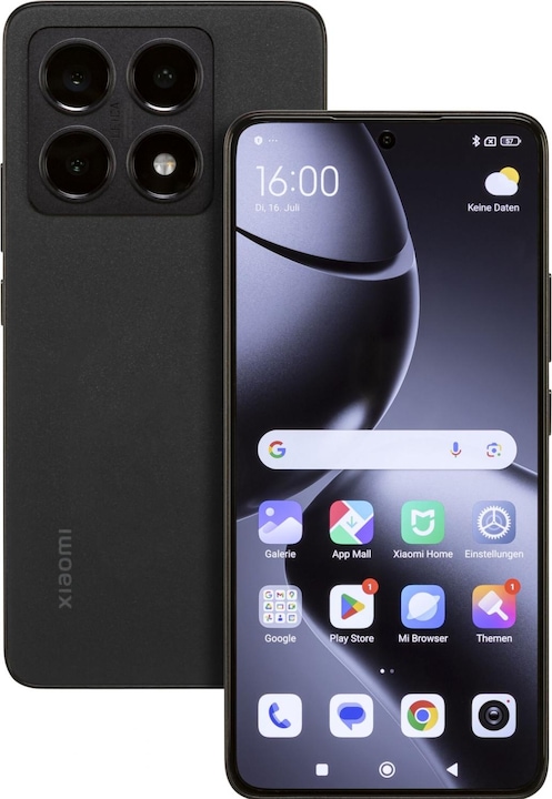 Produktbild Xiaomi 14T (256 GB, Titan Black, 6.60", Dual SIM, 50 Mpx, 5G)