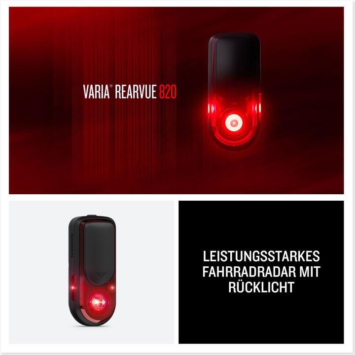 Image du produit Garmin Varia RearVue 820 (25 lm)