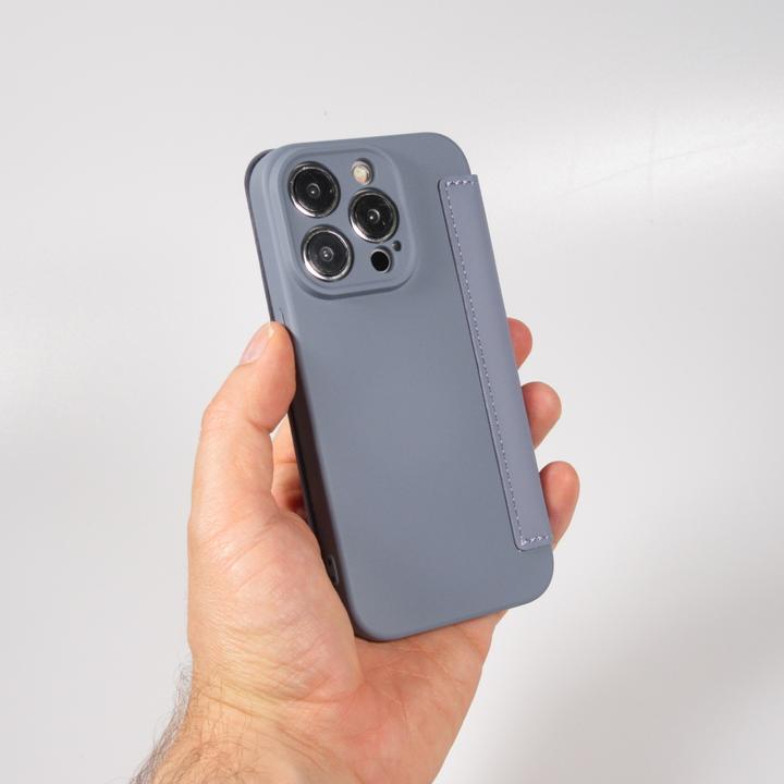 Image du produit PhoneLook Fourre Flip silicone souple avec surface lisse et mate (Apple iPhone 15 Pro)