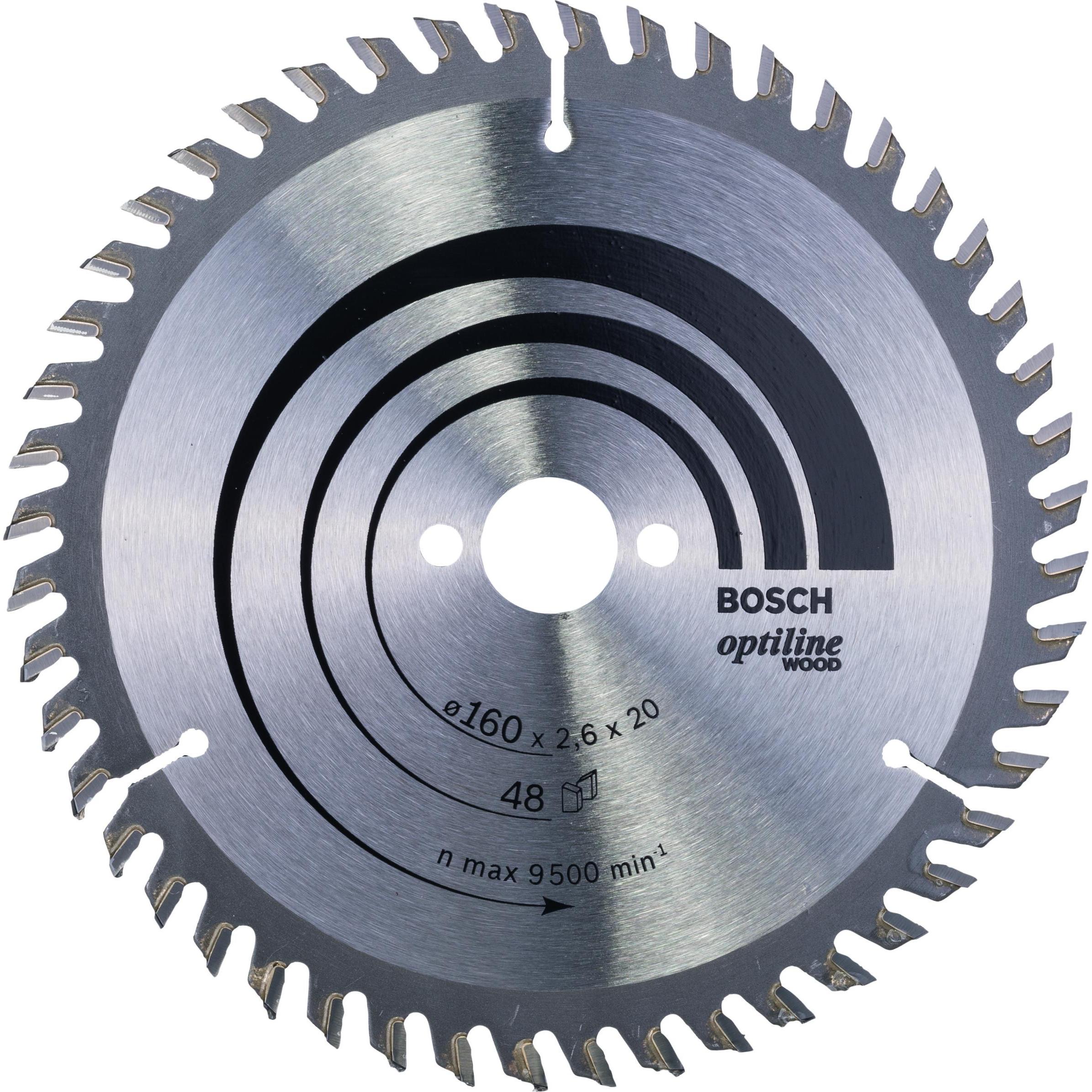 Bosch Professional Zubehör, Sägeblatt, PRO Wood Kreissägeblatt, 160 x 2.6 x 20 mm