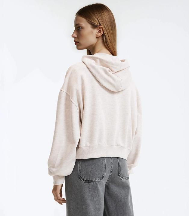 Actual product image La Redoute Collections Kurzes Sweatshirt mit Reissverschluss und Kapuze (S)