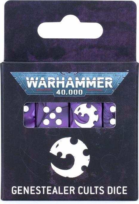 Actual product image Games Workshop Warhammer 40k - Genestealer Cults Dice Set (2024)