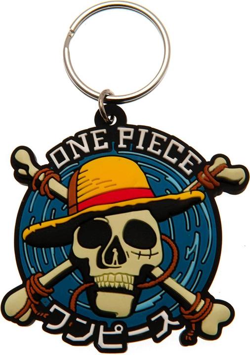 Actual product image One Piece Straw Hat Crew PVC Keyring