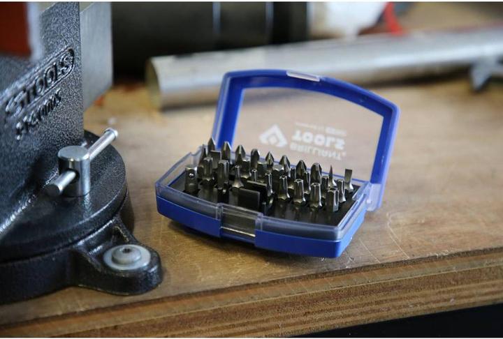Actual product image KS Tools Bit set with bit reversible ratchet 32 pieces