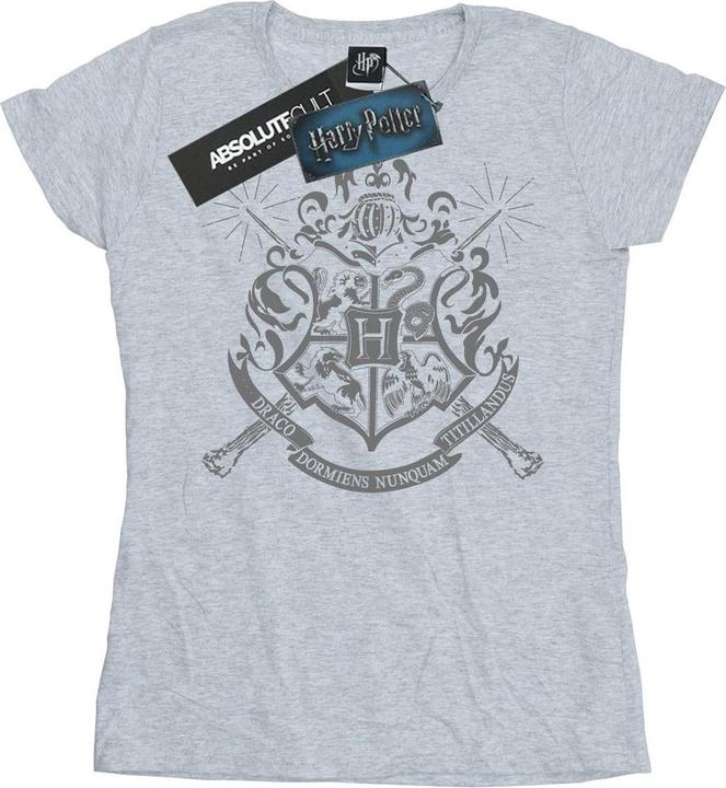 Produktbild Hogwarts Badge Wands TShirt (S)