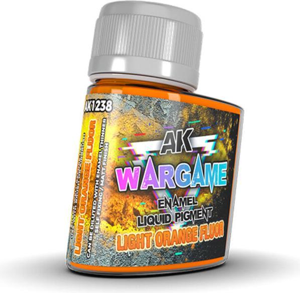 Produktbild AK Interactive Pot de Pigments Liquide Enamel - Light Orange Fluor (35 ml) (35 ml)