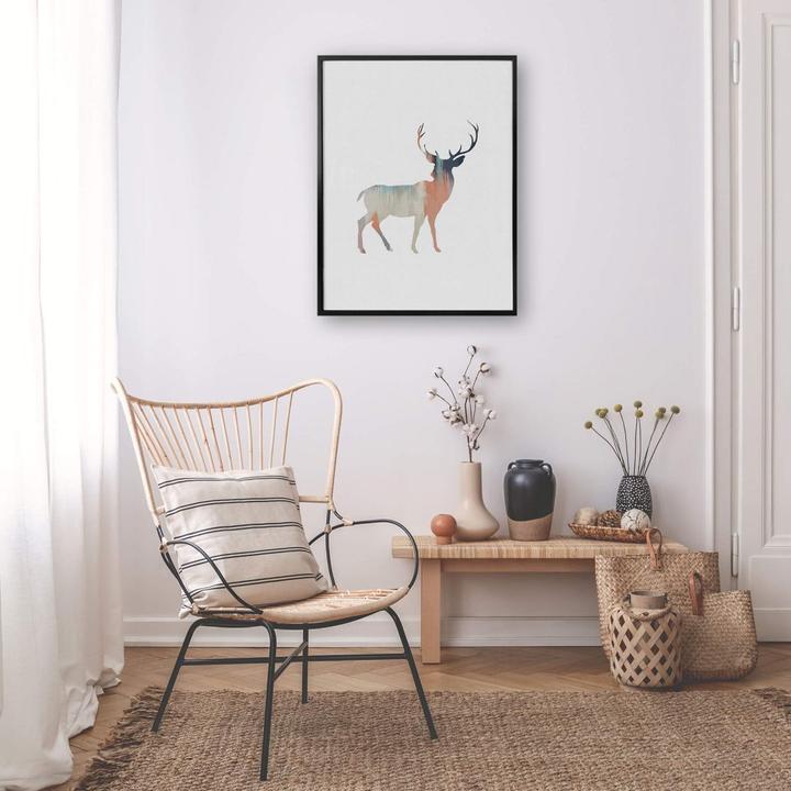 Image du produit Trenddeko Orara Studio - Cerf Pastel (80 x 100 cm)
