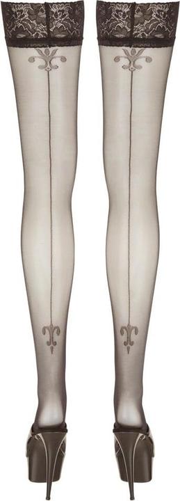 Produktbild Cottelli Collection Nahtstrümpfe mit Motiv (M)