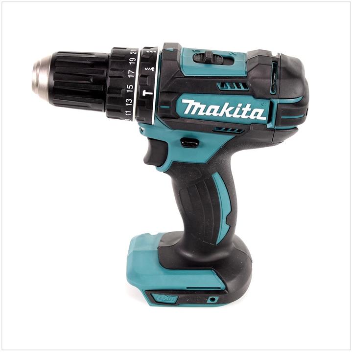 Actual product image Makita DHP 482 RA1J Battery impact drill 18 V 62 Nm + 1x battery 2.0 Ah + charger + Makpac (Rechargeable battery operated)