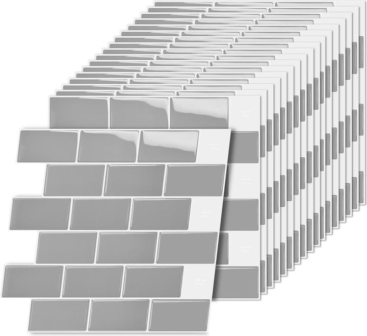 Relaxdays dalles adhésives (30 x 30 cm)