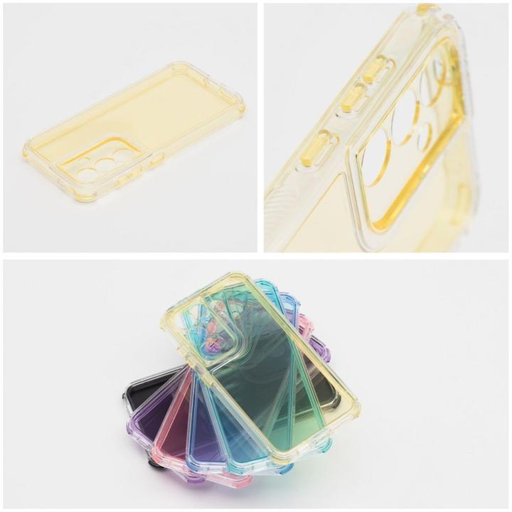Produktbild OEM Back panel cover MATRIX CLEAR Case for SAMSUNG S25 Ultra yellow (Samsung Galaxy S25 Ultra)