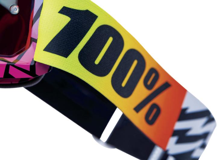 Actual product image 100% Accuri 2 Goggle KB43 DSpray - Mirror Red Lens (Blue, Pink, Mirror Red)