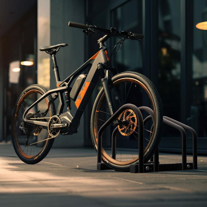 Actual product image Relaxdays Bicycle stand