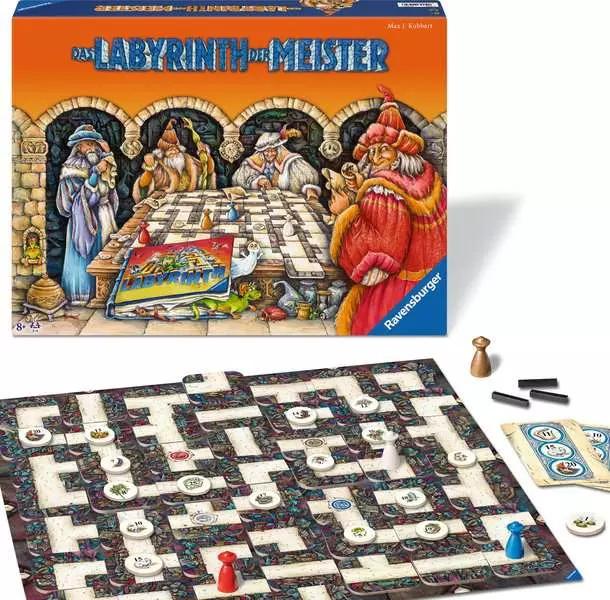 Immagine prodotto Ravensburger 22474 Labirinto dei maestri - La versione master del labirinto pazzo per 2 - 4 persone (Tedesco, 2 - 4 Giocatori)