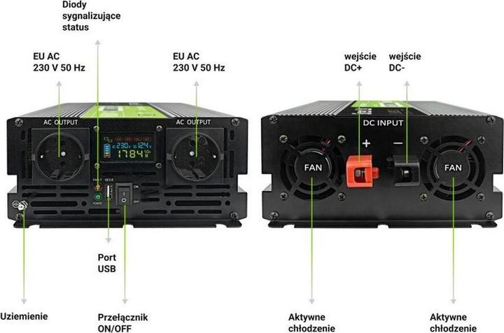 Immagine prodotto GreenCell Trasformatore di tensione