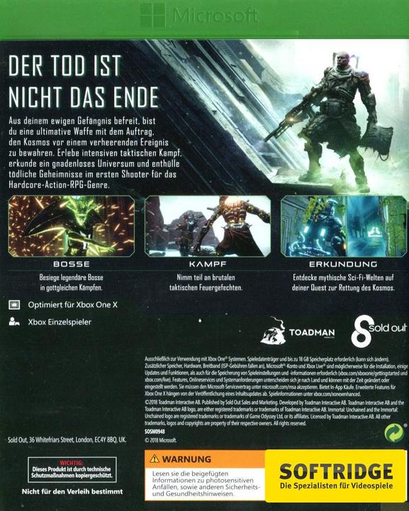 Produktbild Game Immortal: Unchained, Xbox One (Xbox One X, Xbox Series X, DE)