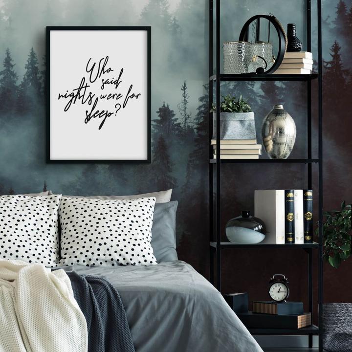 Image du produit Trenddeko Qui a dit que les nuits étaient faites pour dormir (50 x 60 cm)