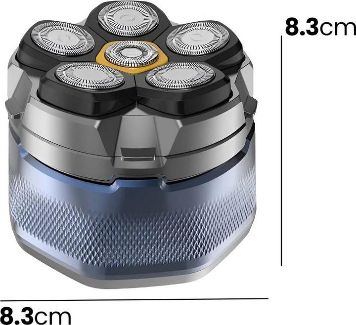 Actual product image Avizar Elektrorasierer mit 6 Rotationsköpfen